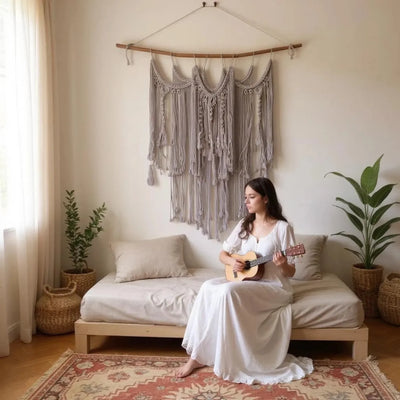 Macrame Art Wall Hanging - Twist & Tassel