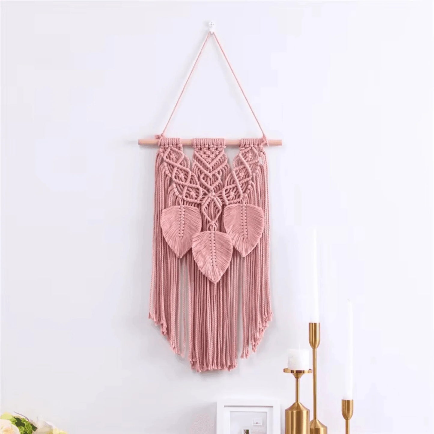 Cotton Macrame Wall Tapestry - Twist & Tassel