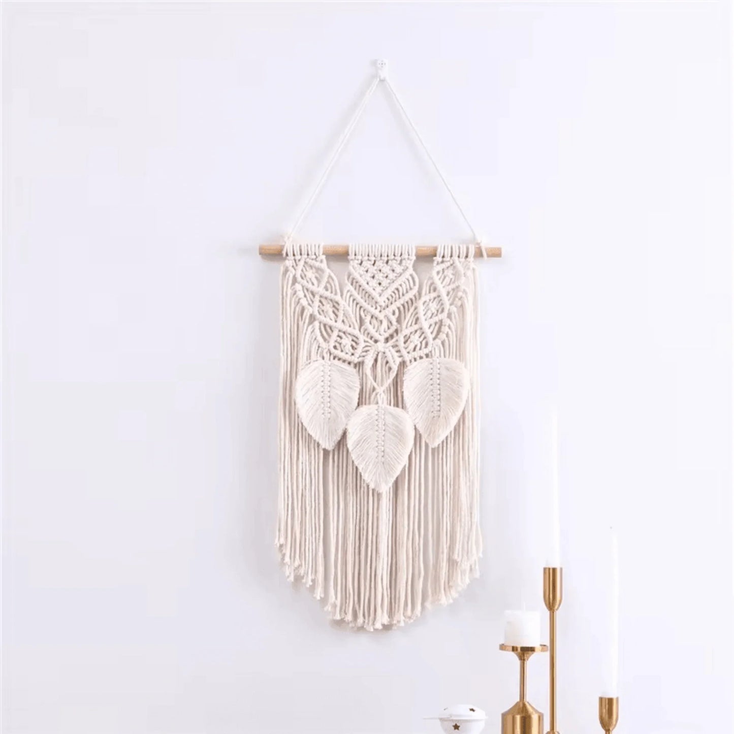 Cotton Macrame Wall Tapestry - Twist & Tassel