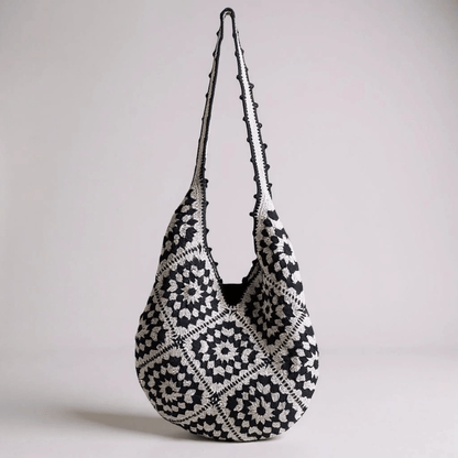 Cotton Yarn Hand Woven Shoulder Bag