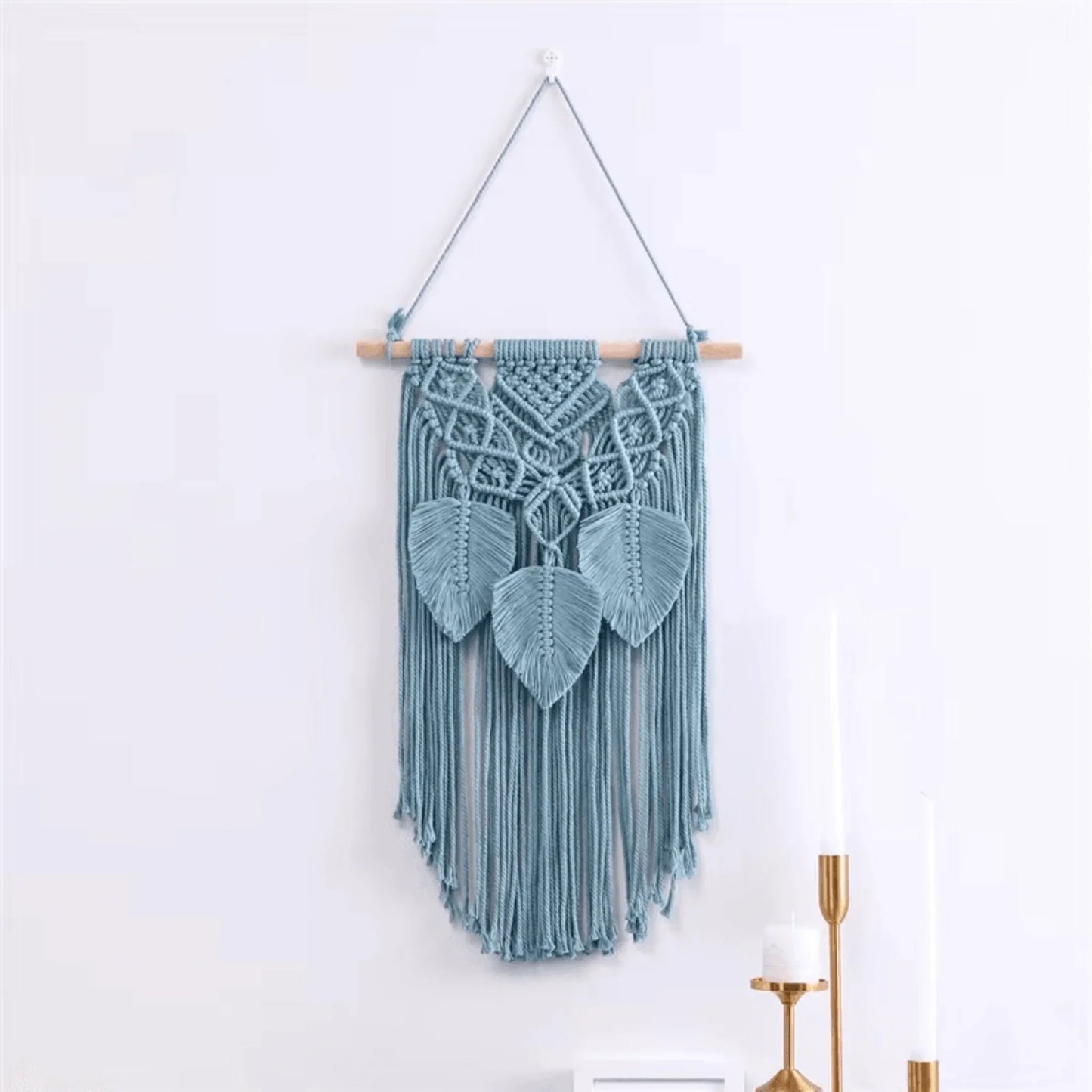Cotton Macrame Wall Tapestry - Twist & Tassel