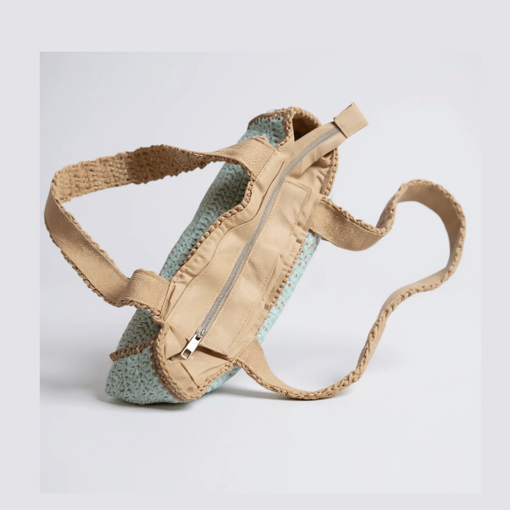 Handmade Crochet Tote Bag – Boho Cotton Yarn Shoulder Bag for Women